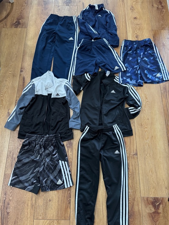 adidas Other - adidas Kids Athletic Mix – Black & Navy 8 Piece Bundle Sz 7/8